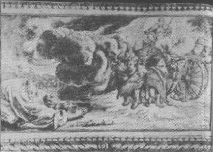 Figure 3. Blumrich's example of the traditional version of Ezekiel's vision